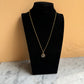 Collana con bottone Chanel