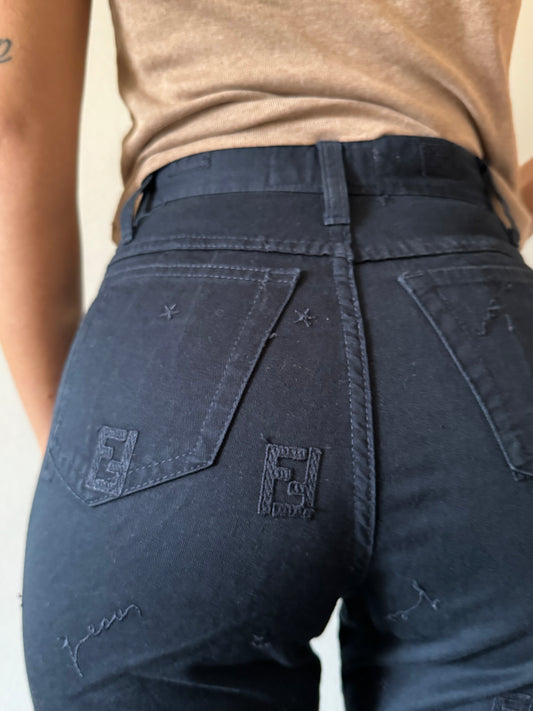 Pantaloni Fendi Logo
