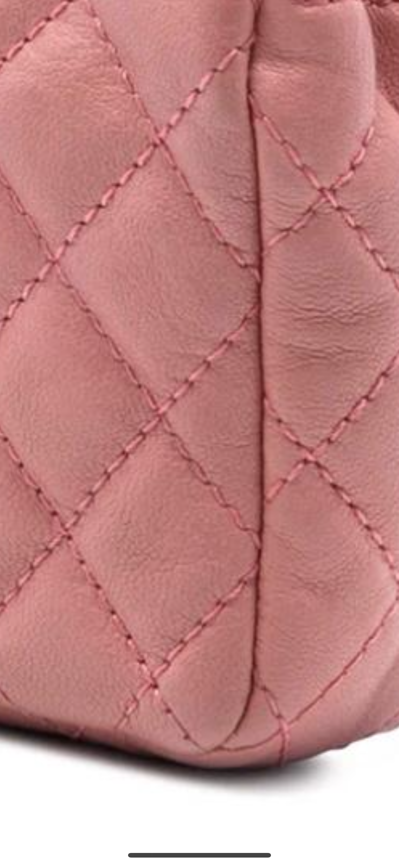 Chanel Pink East west chocolate bar jewels