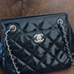 Chanel Black patent