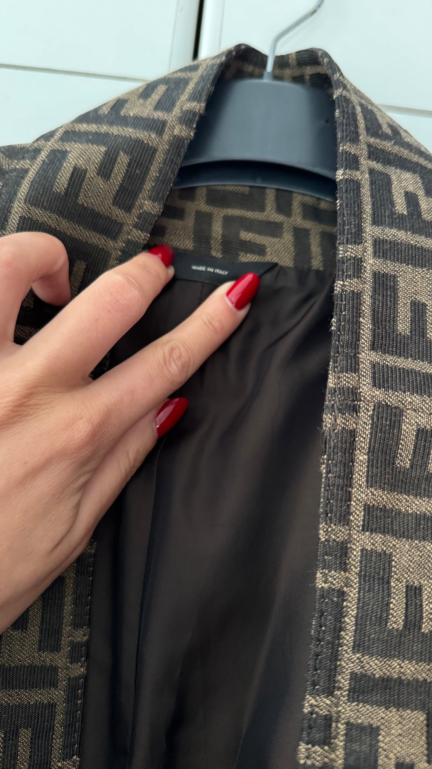 Trench Fendi monogram