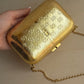 Gucci Vintage GG
Monogram Gold Minaudière
Clutch | Gold Hardware