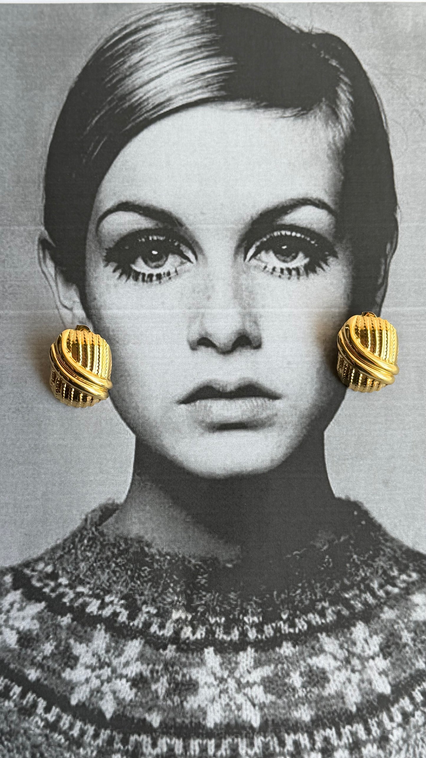 Orecchini vintage acciaio inossidabile