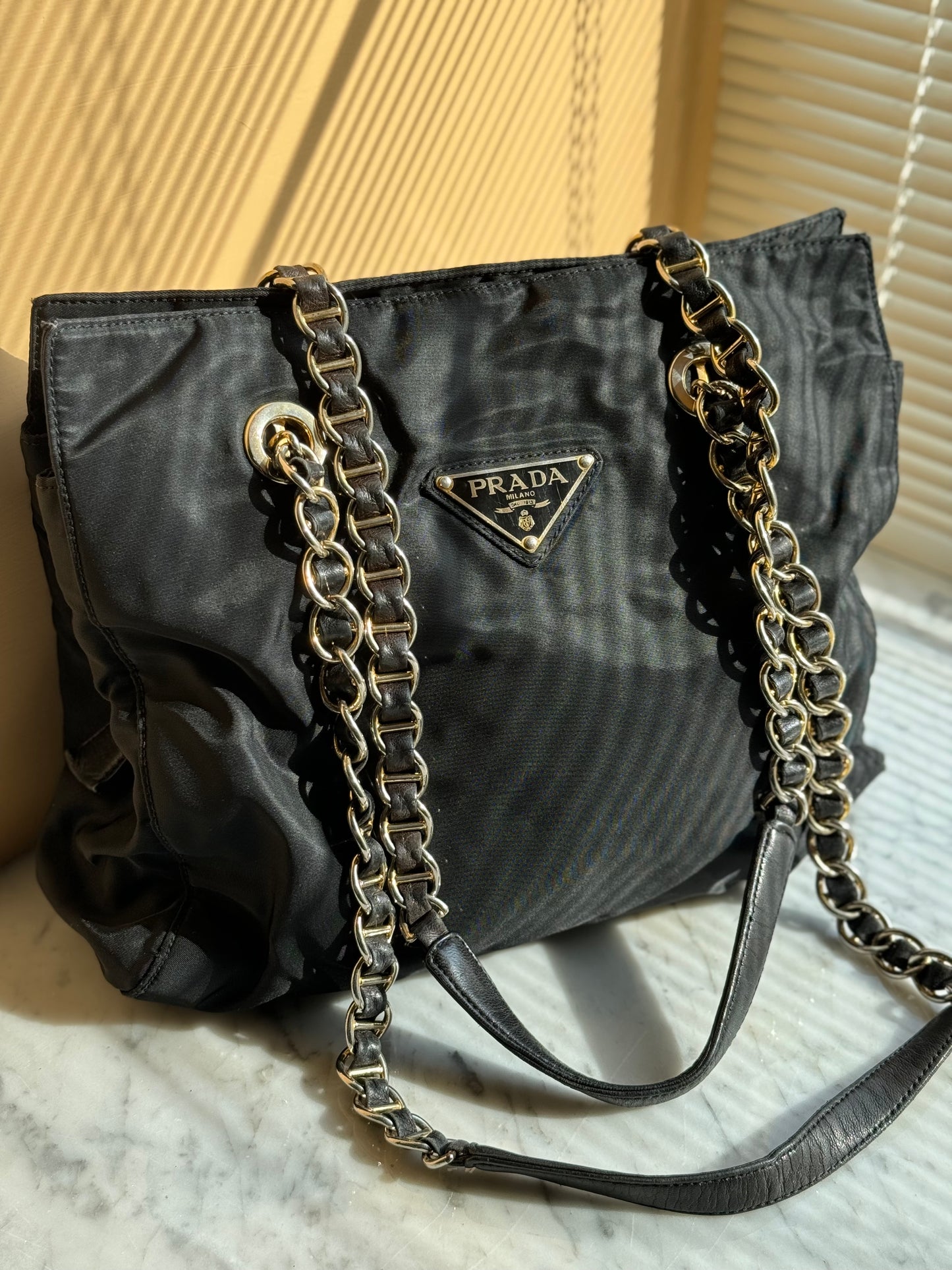 Vintage Prada Shopping Bag