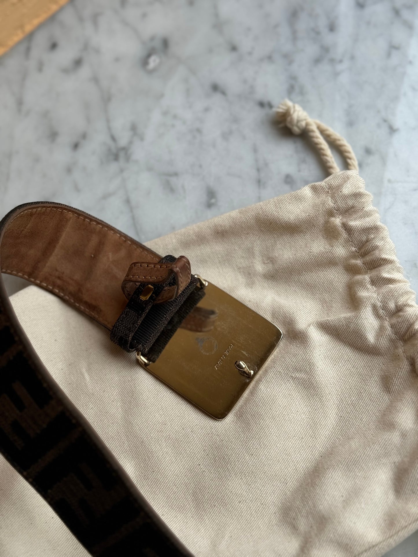 Cintura fendi monogram
