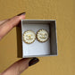 Orecchini con bottone Chanel
