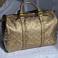 Gucci Vintage Bauletto Monogram Gold