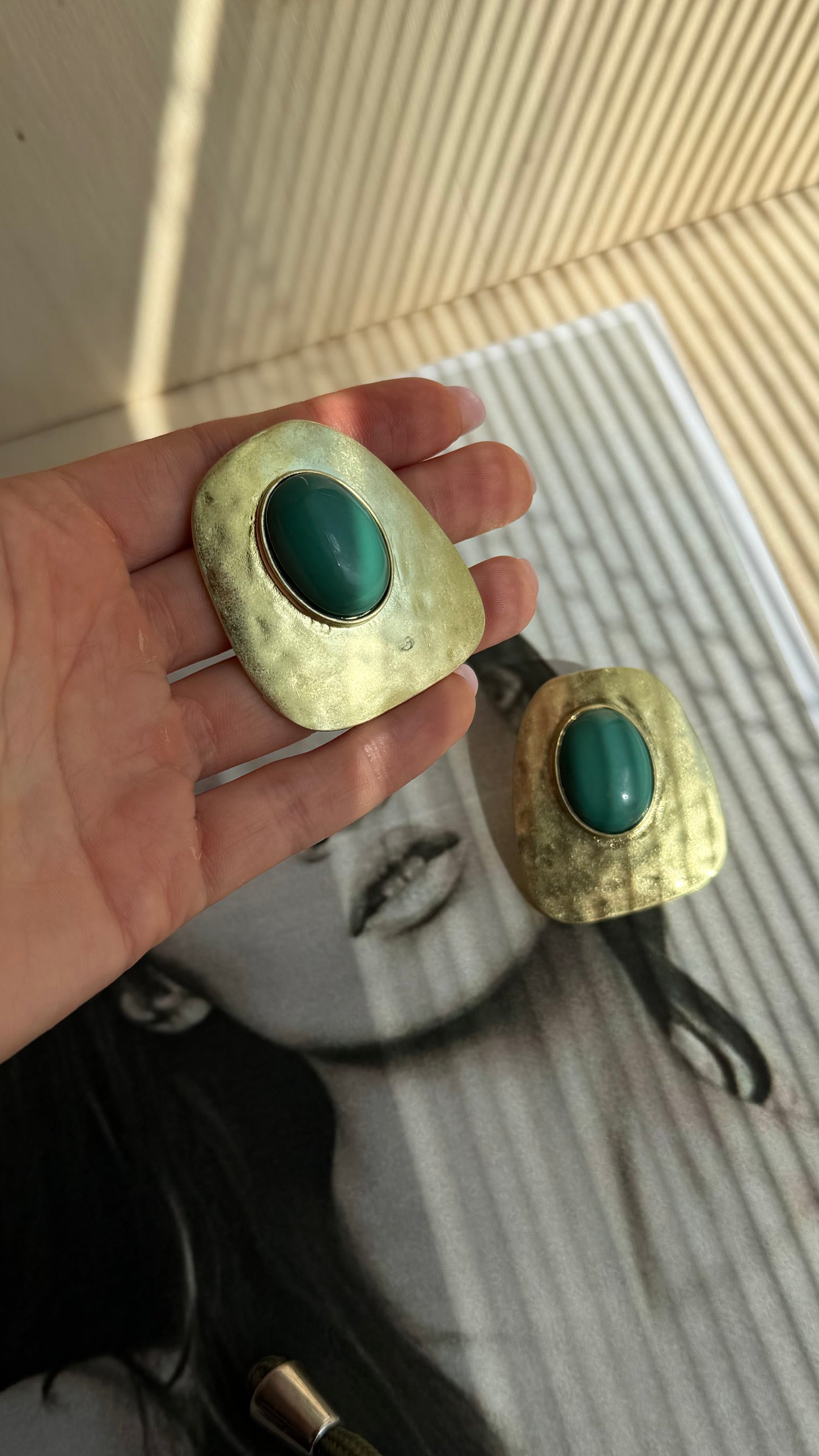 Orecchini vintage acciaio inossidabile
