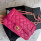 Chanel mini rosa