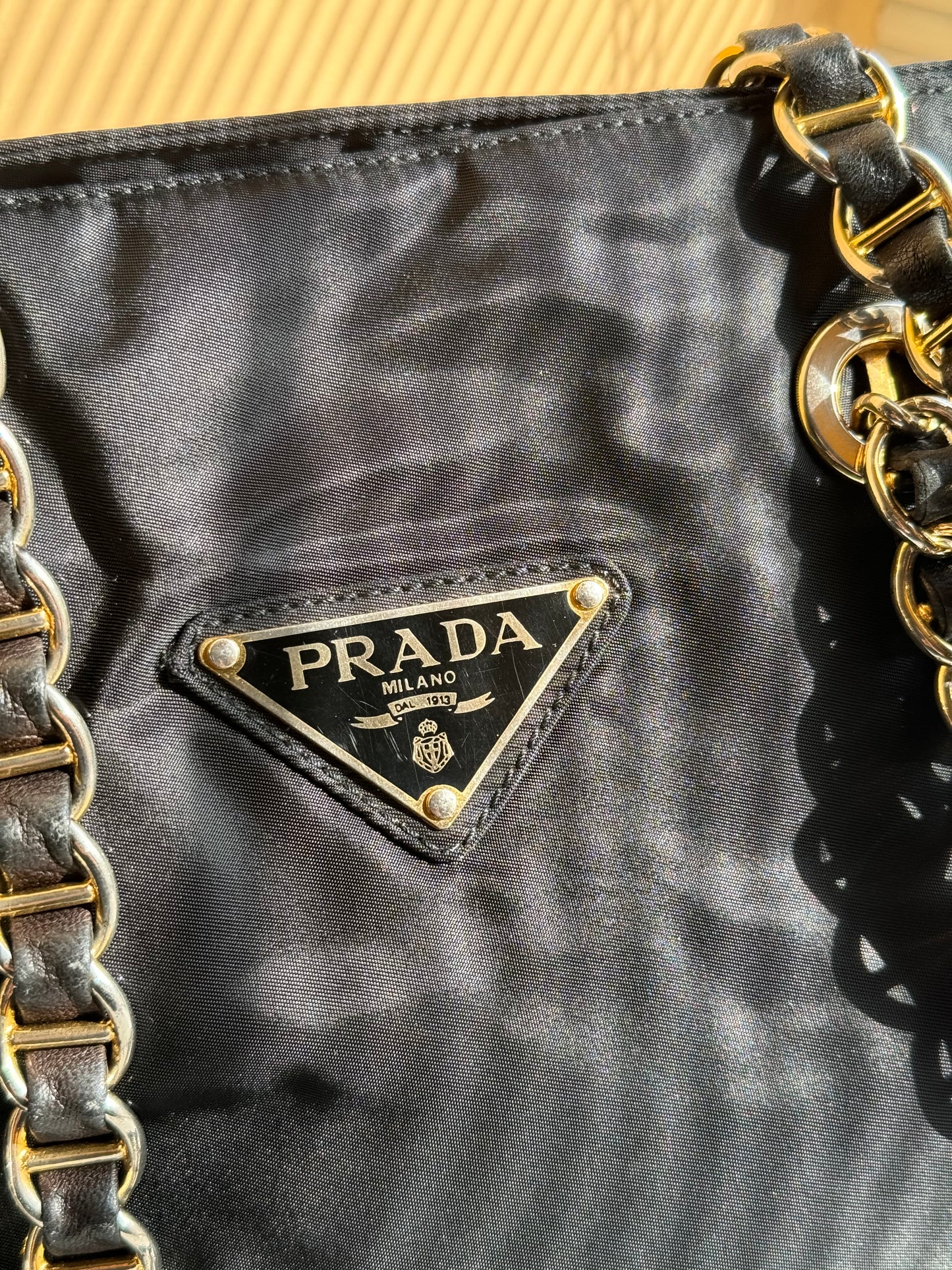 Vintage Prada Shopping Bag