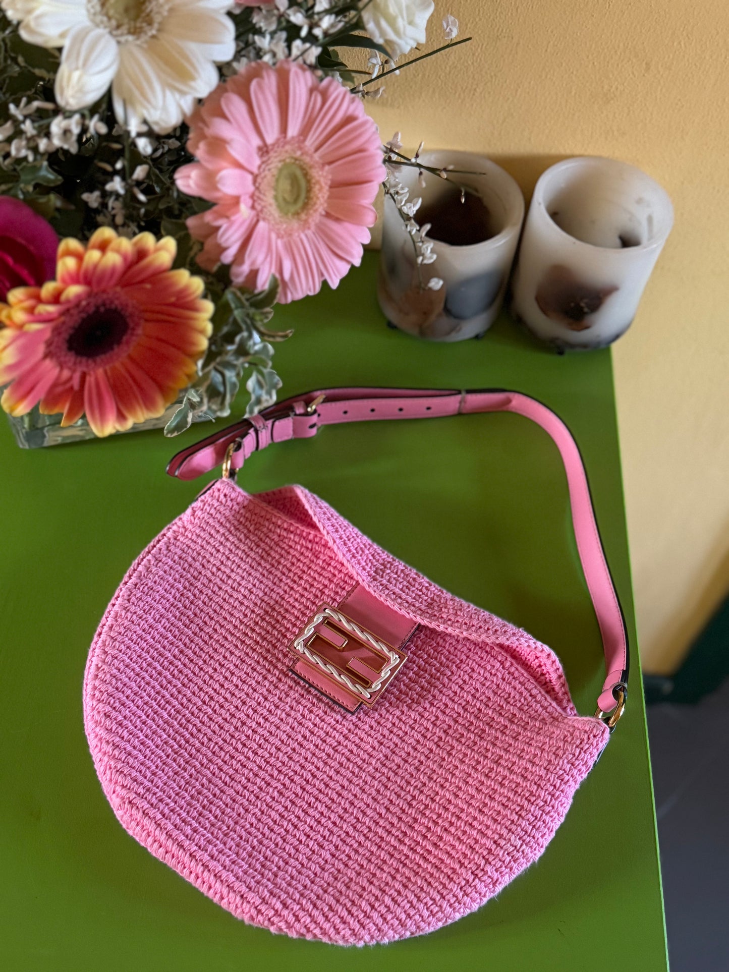 Fendi Crochet Rosa