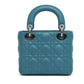 Mini lady Dior Ceruleo