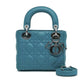 Mini lady Dior Ceruleo
