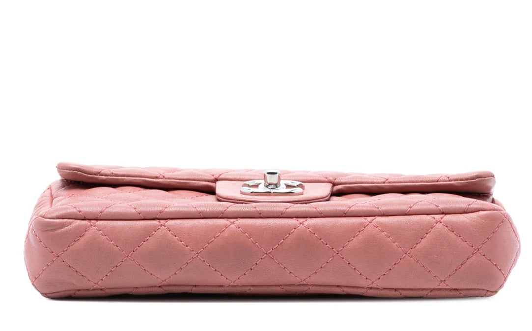 Chanel Pink East west chocolate bar jewels