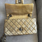 Mini Chanel Timeless in Old Gold