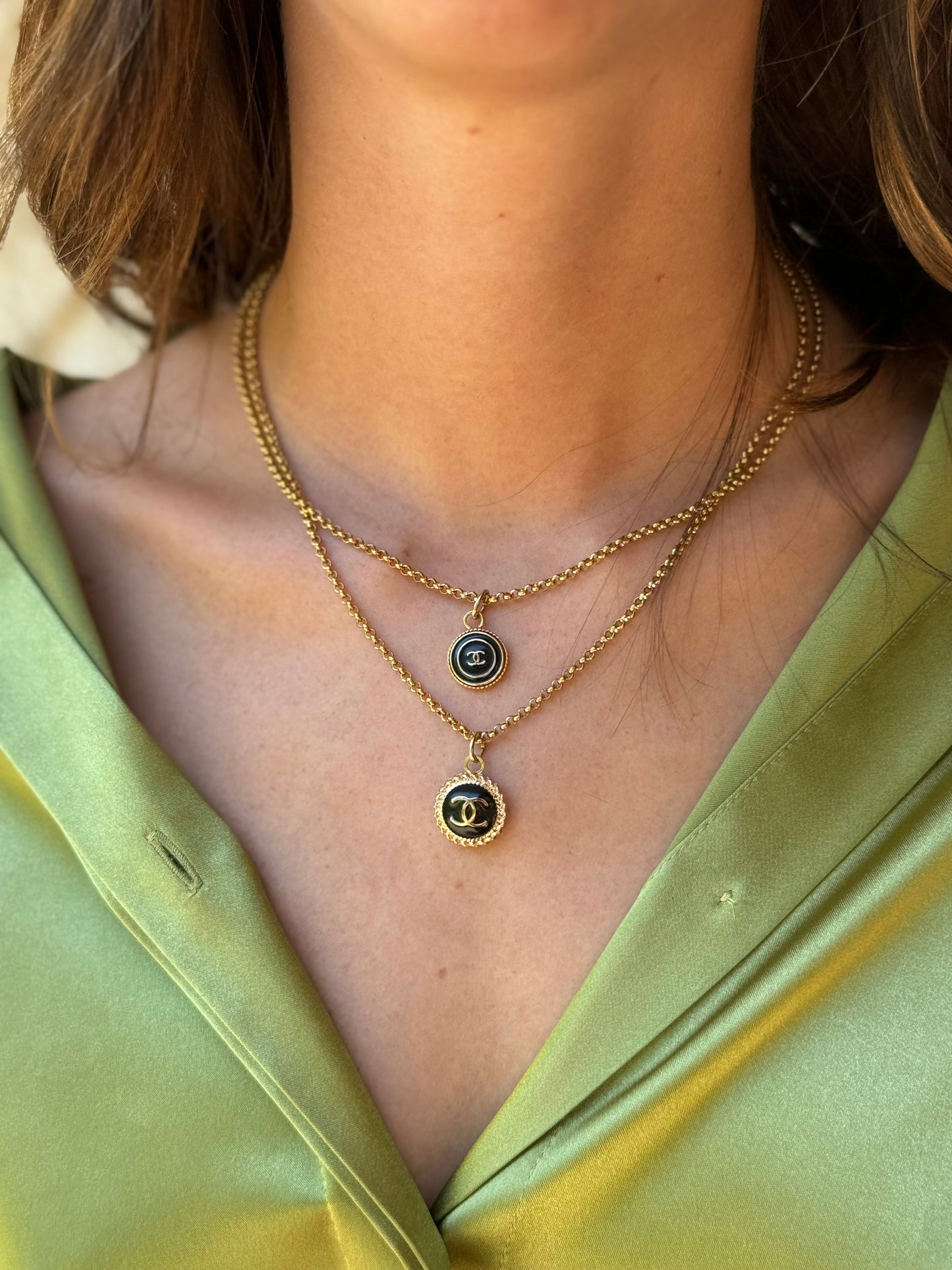 Collana con Bottone originale Chanel