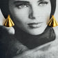 Orecchini vintage acciaio