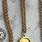 Collana con bottone chanel