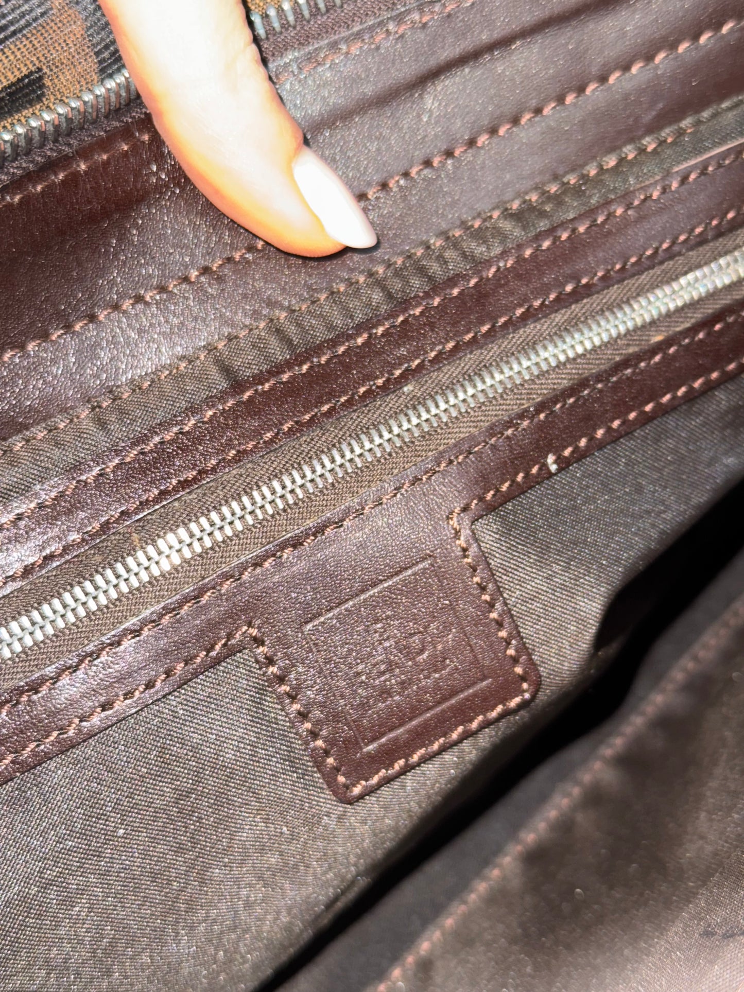 Fendi baguette Monogram