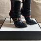 Stivaletto Gucci ankle boots nero in pelle