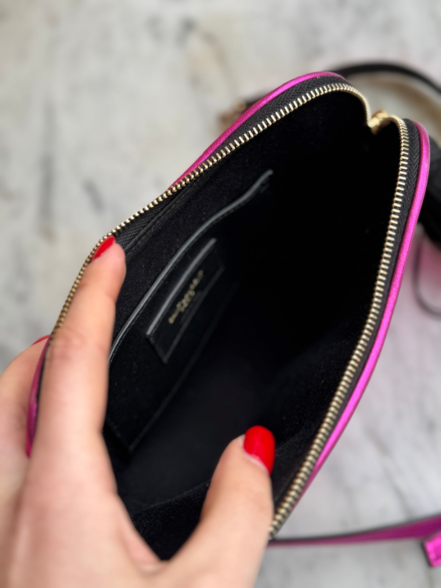 Pochette cuore Saint Laurent