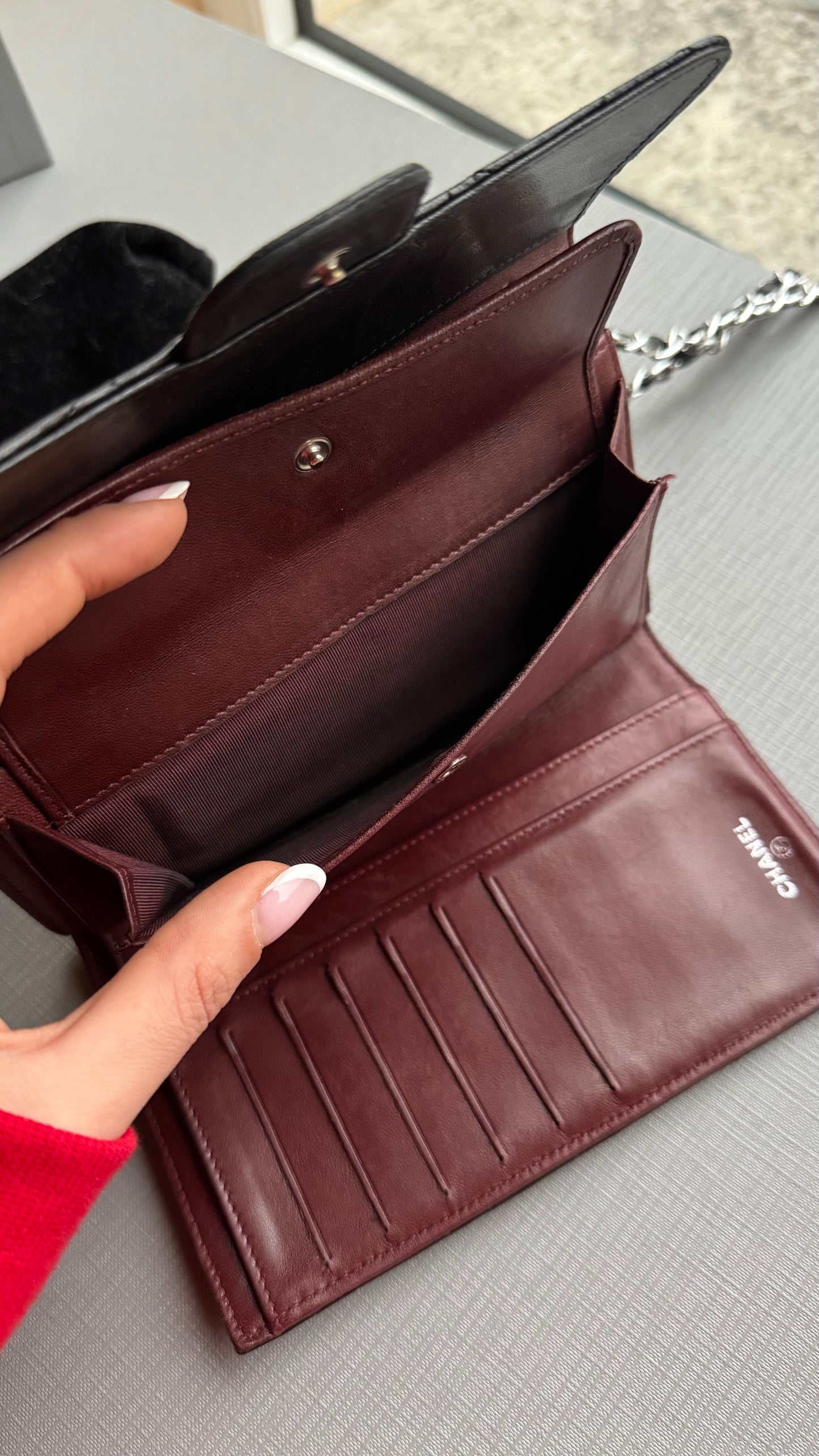 Chanel Wallet on chain nero