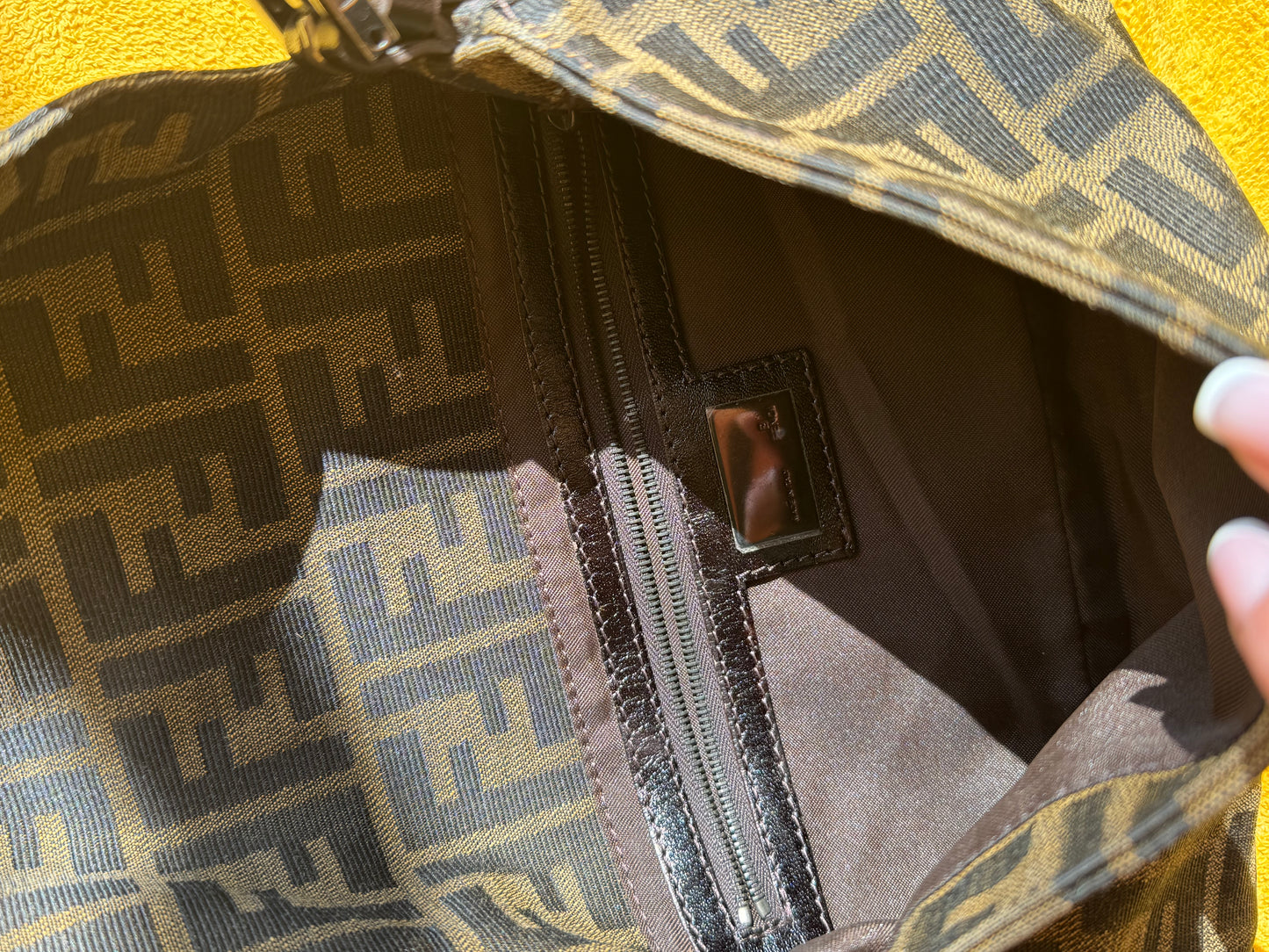 Fendi baguette Monogram