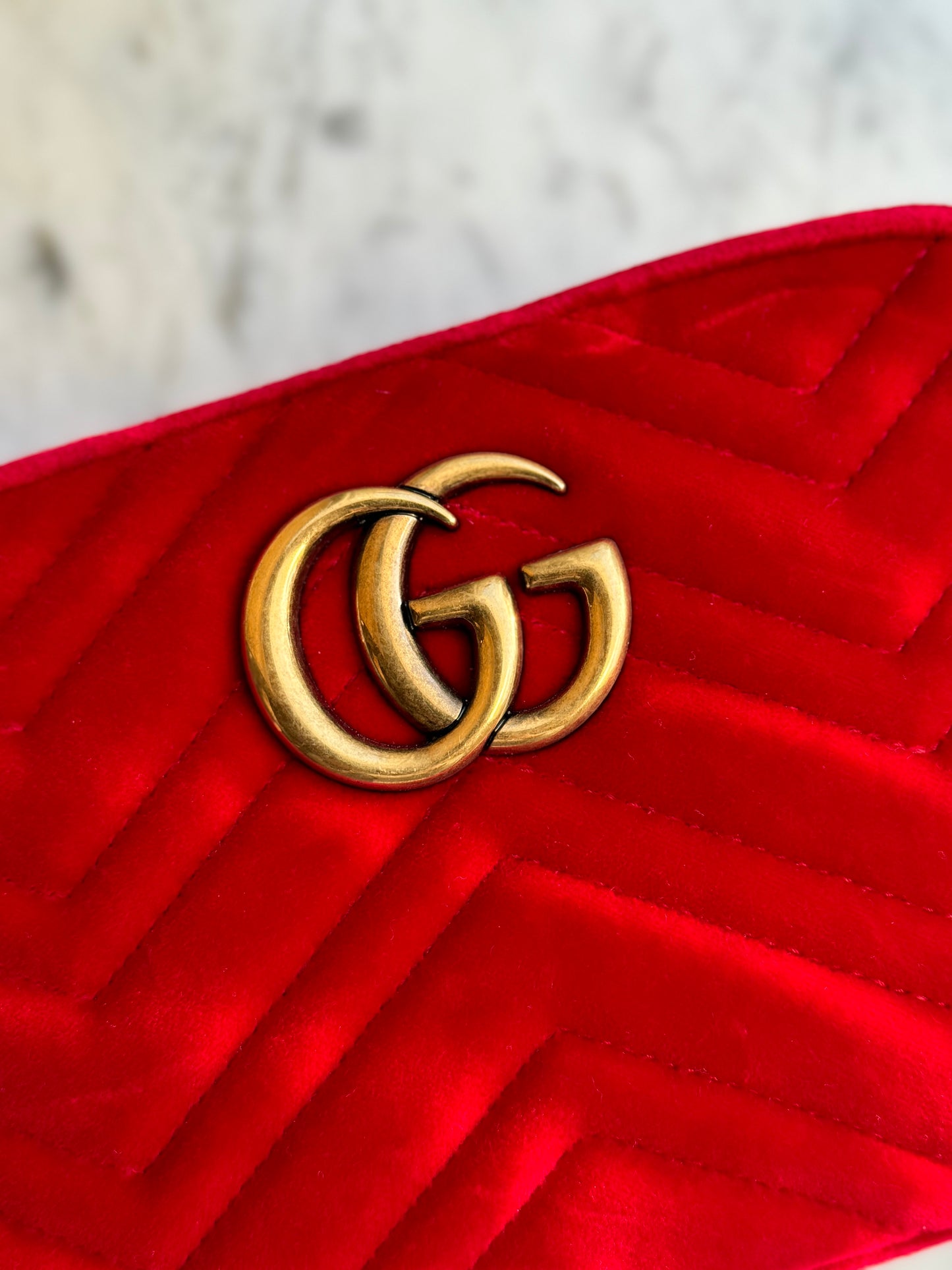 Gucci velvet Marmont
