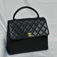 Vintage Chanel Top Handle in Caviar