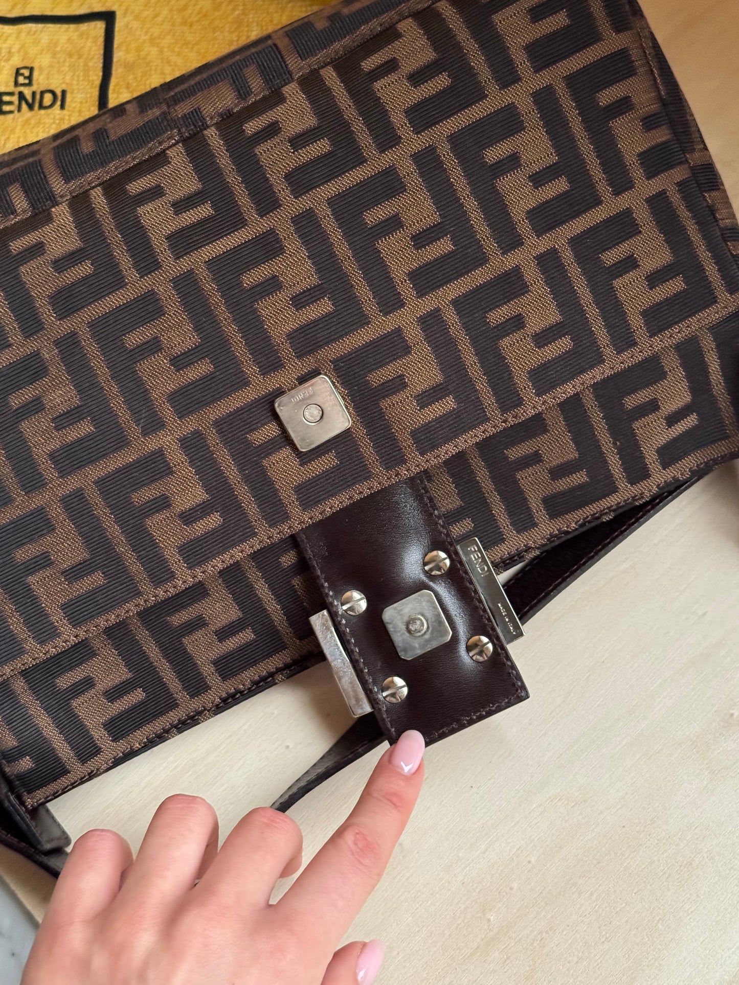 Fendi baguette Monogram
