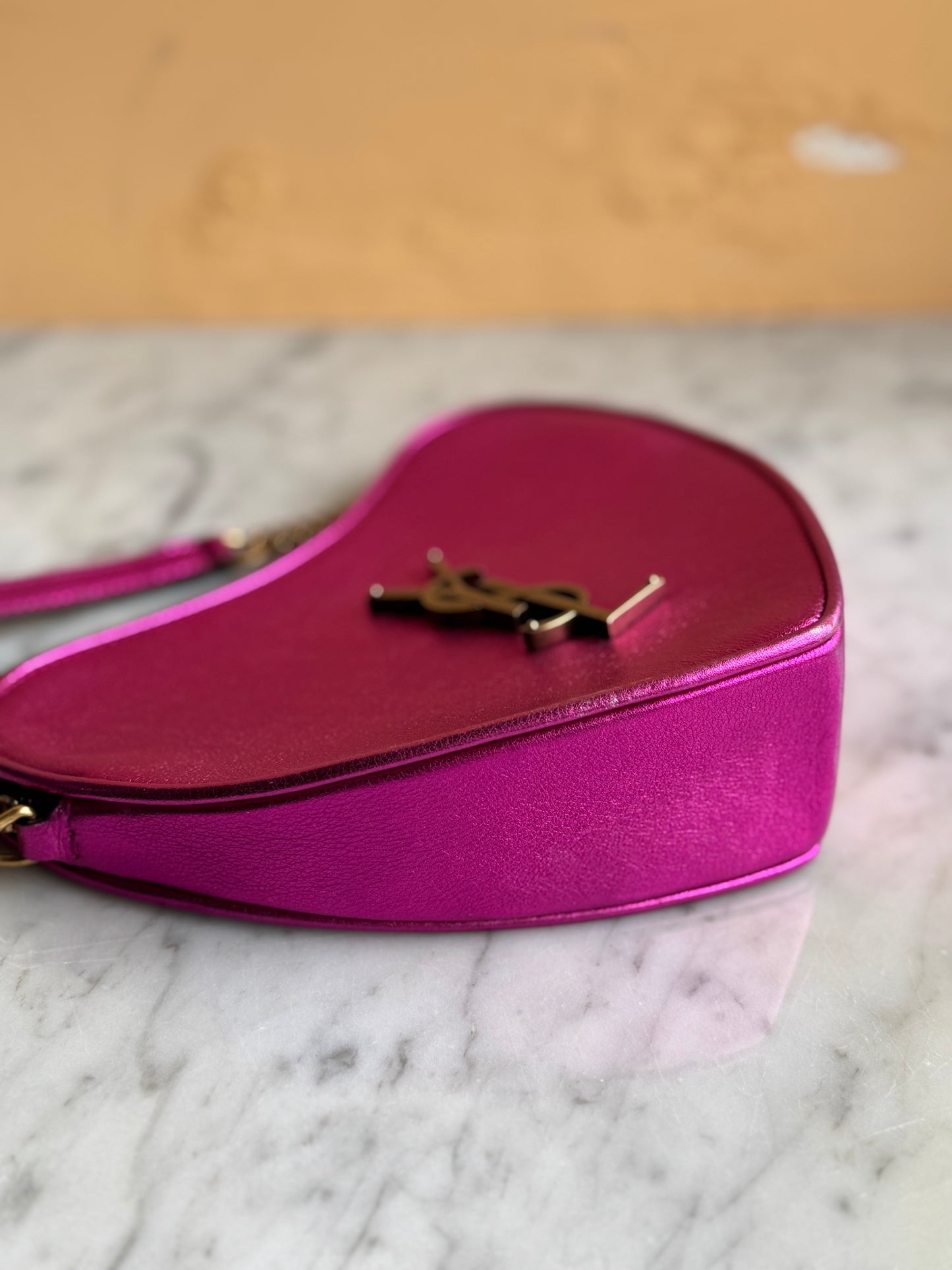 Pochette cuore Saint Laurent