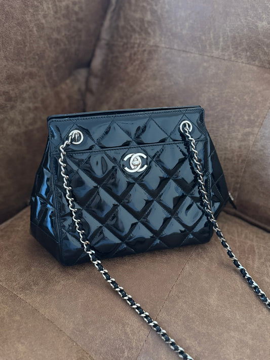 Chanel Black patent