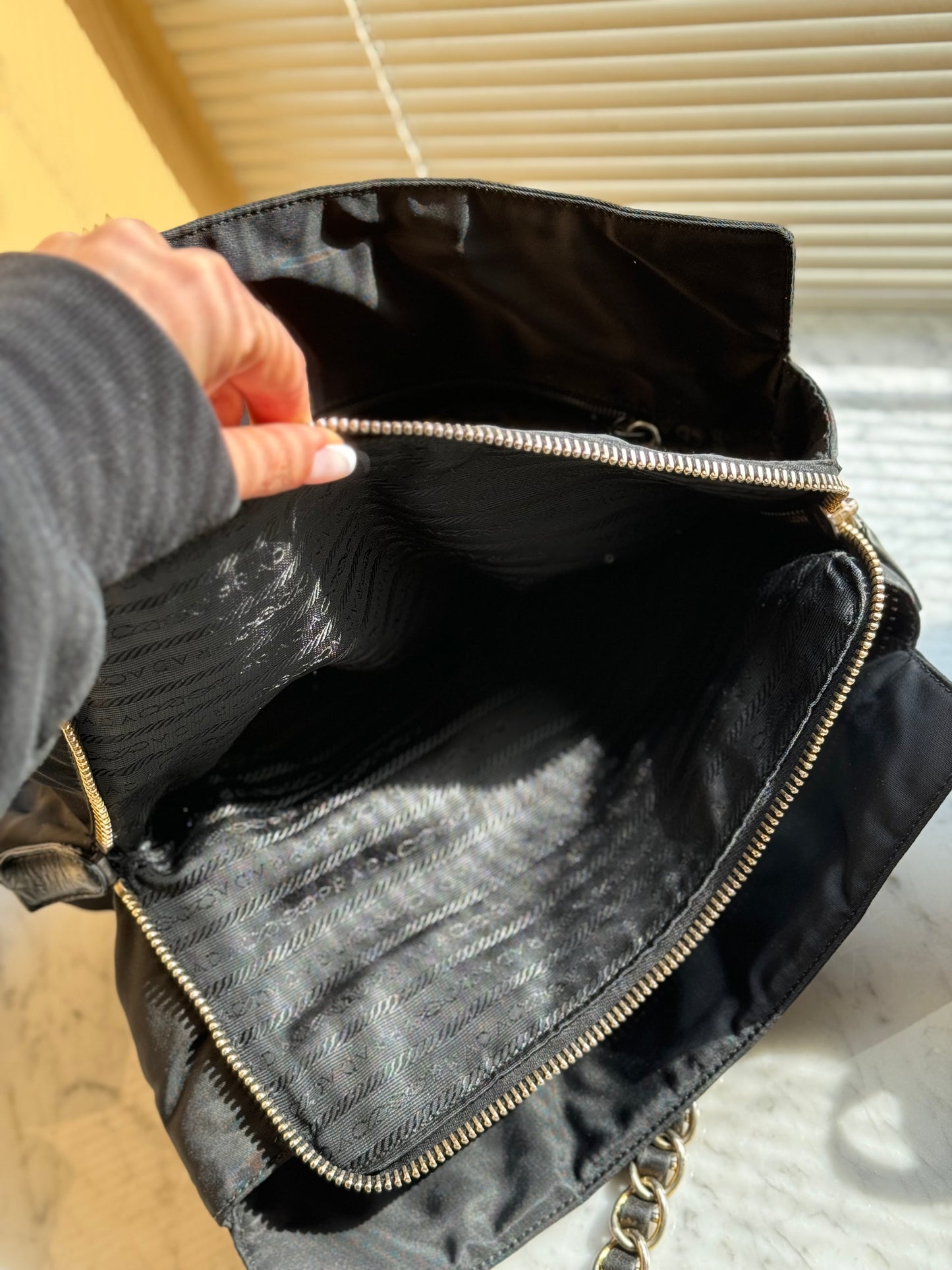 Vintage Prada Shopping Bag