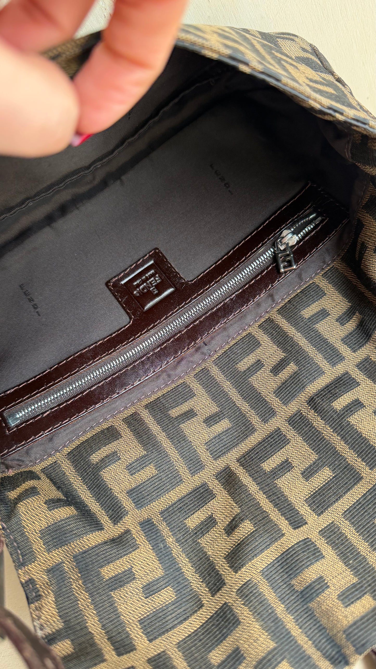 Fendi baguette Monogram