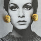 Orecchini vintage acciaio inossidabile