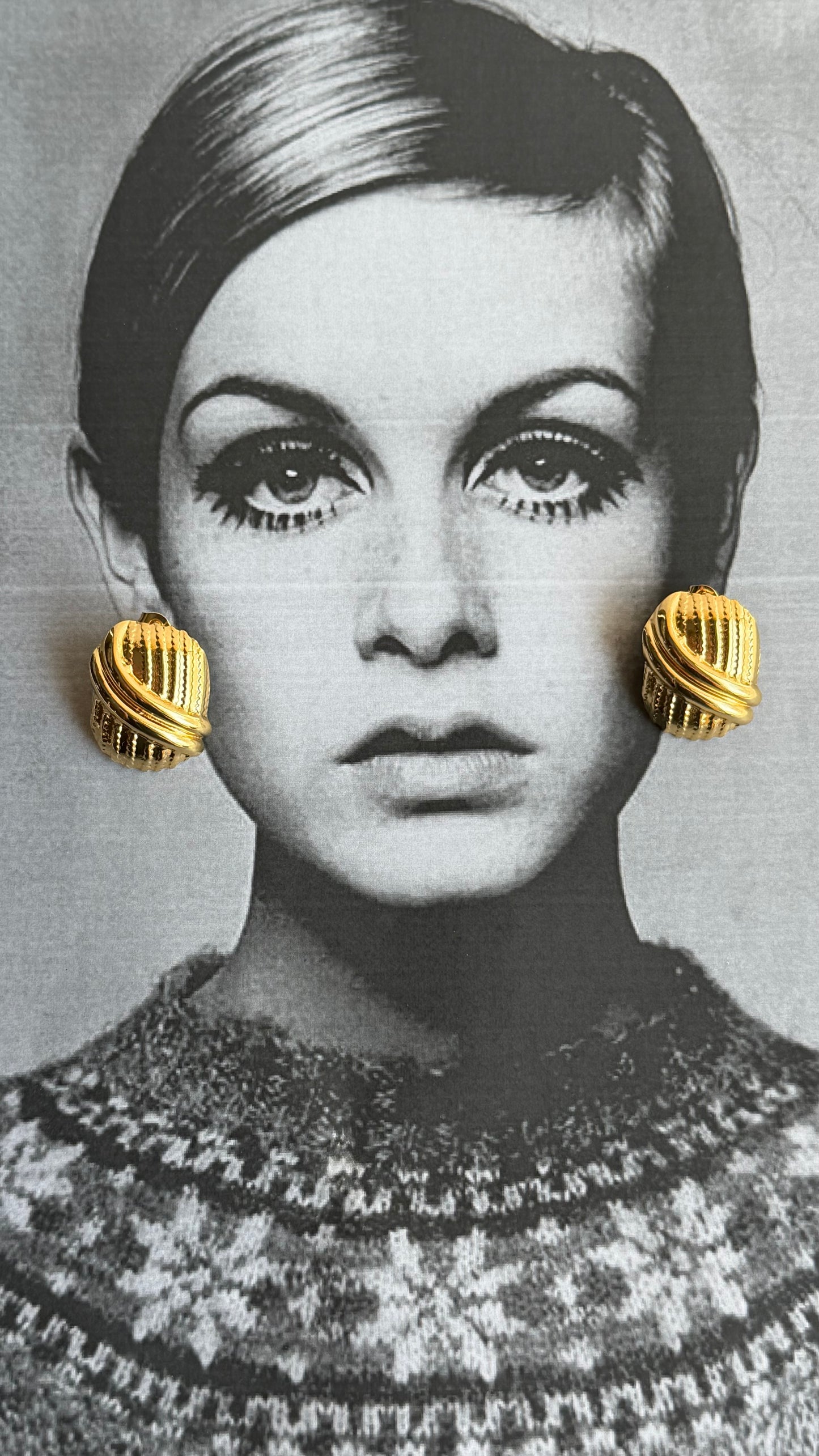 Orecchini vintage acciaio inossidabile