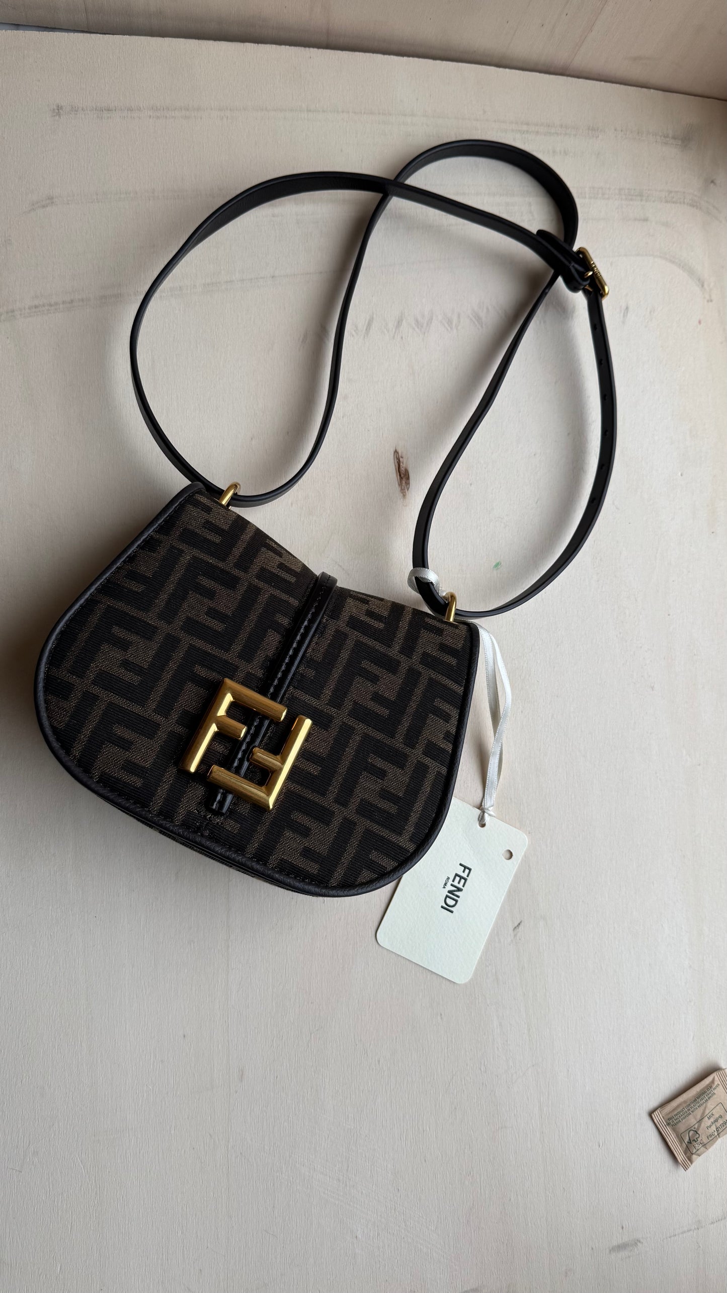 Fendi BORSA SATCHEL 'C'MON small Monogram