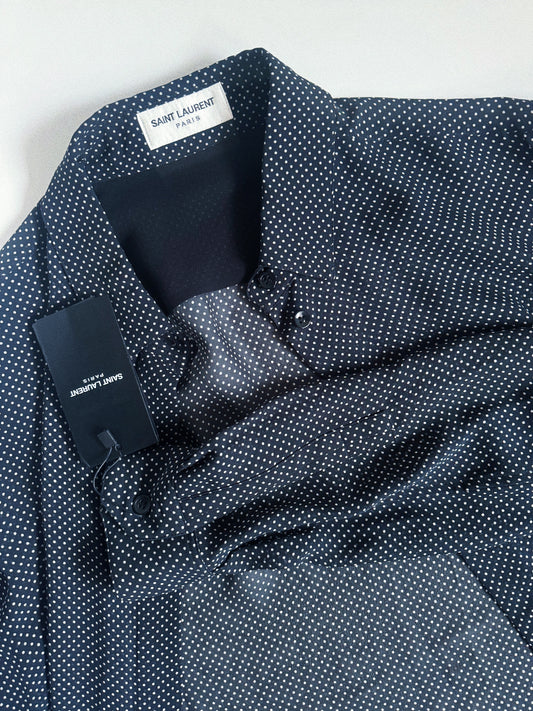 Saint Laurent Pois Silk Shirt