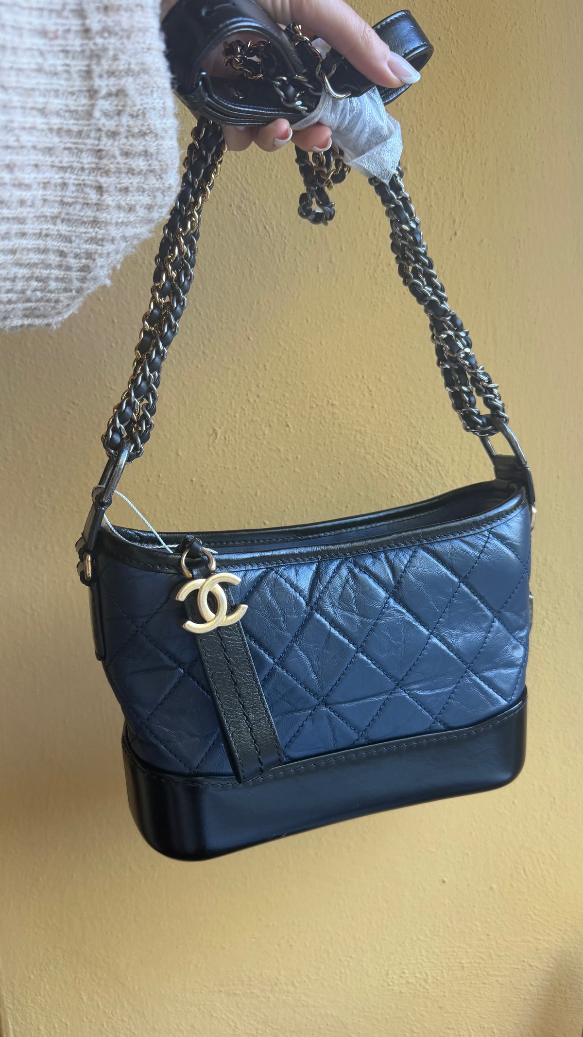 Small Gabrielle Bicolor blu