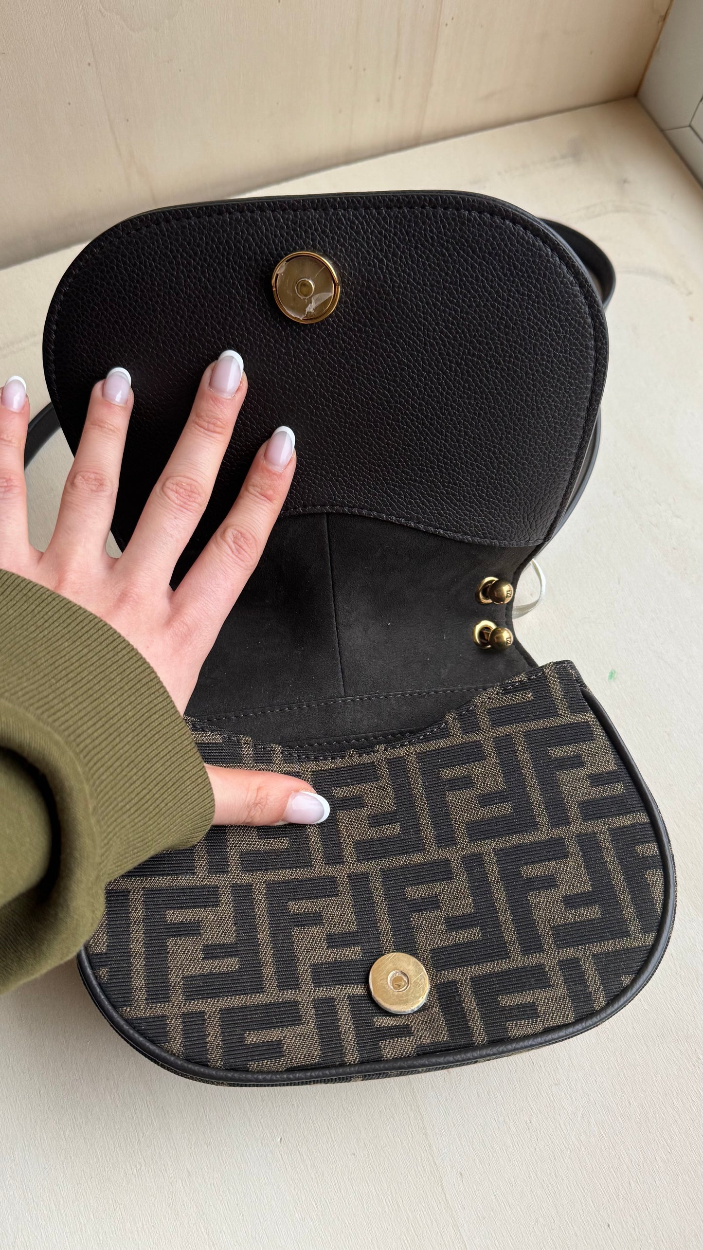 Fendi BORSA SATCHEL 'C'MON small Monogram