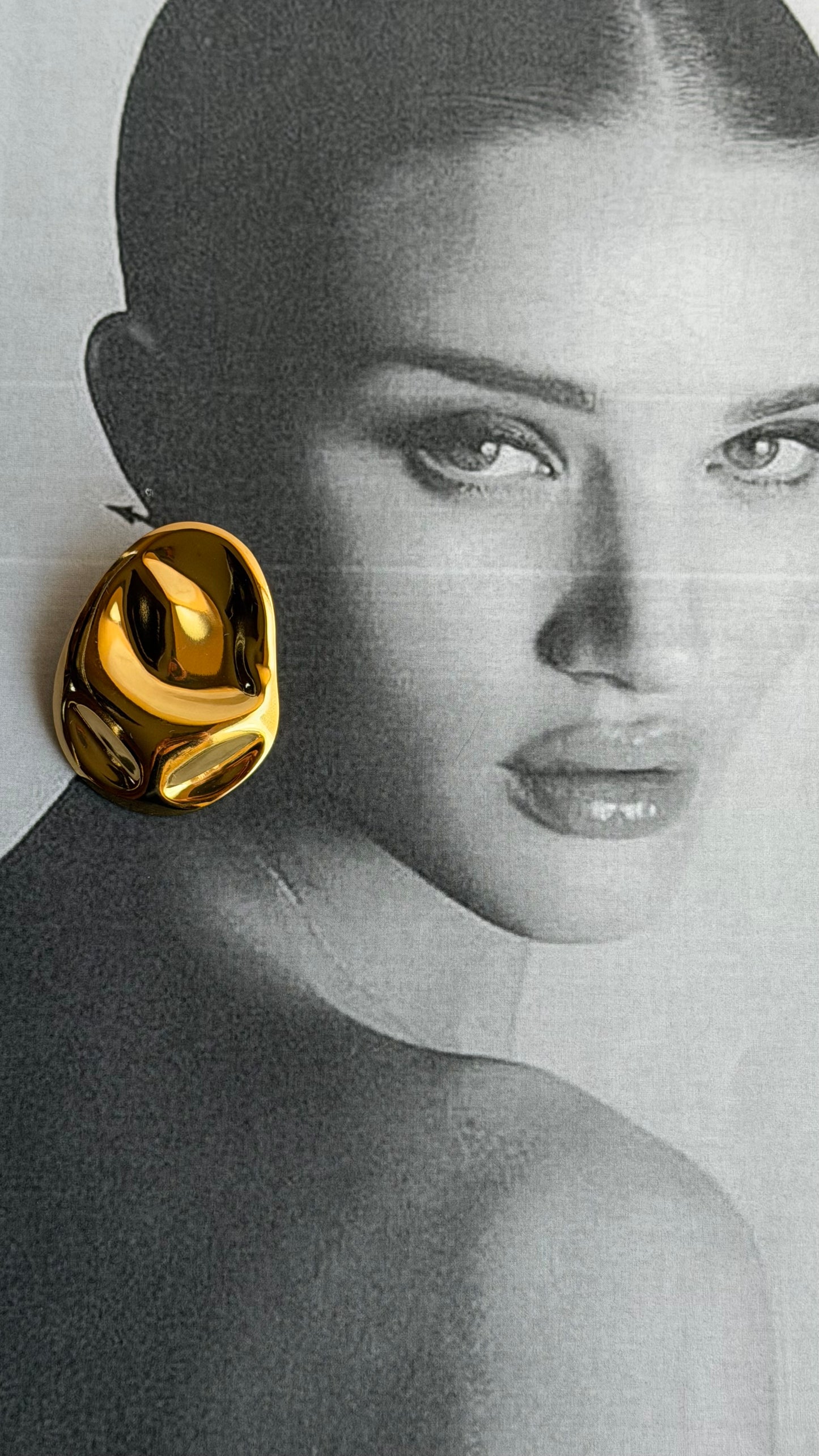 Orecchini vintage acciaio