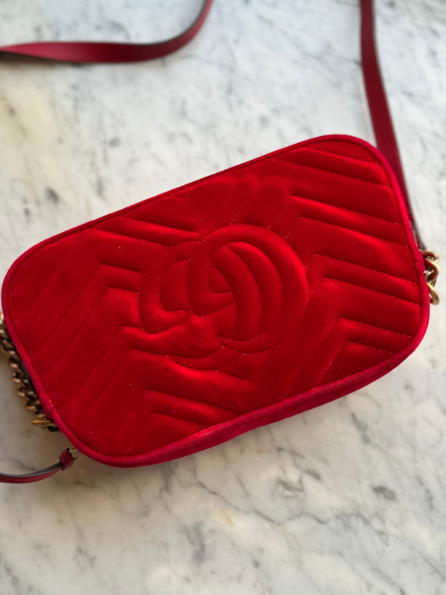 Gucci velvet Marmont