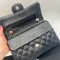 Chanel caviar nera misura piccola