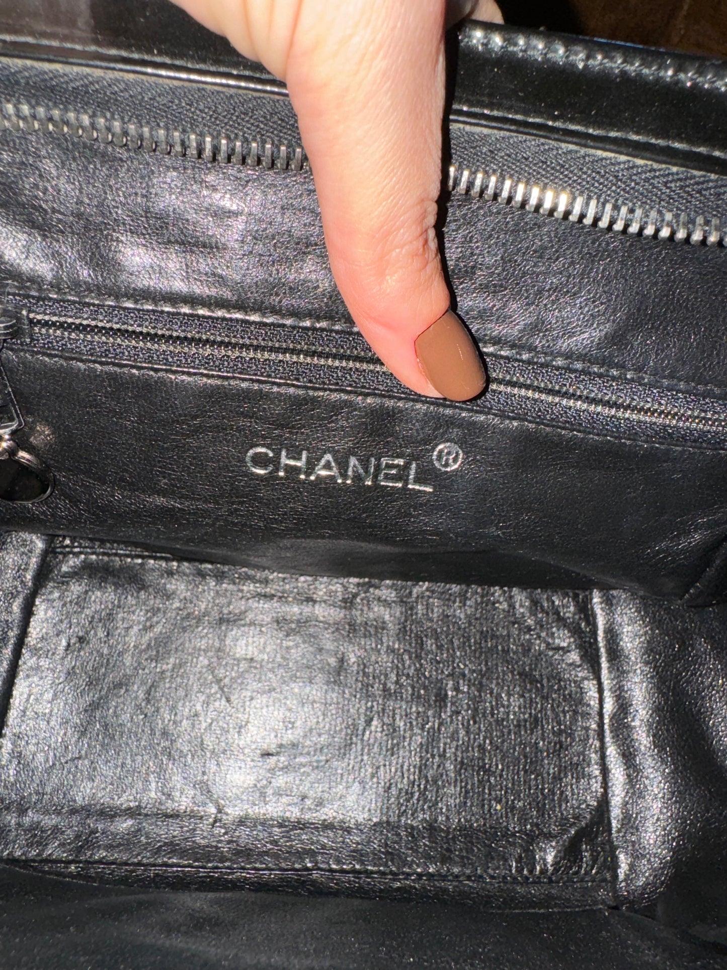 Chanel Black patent