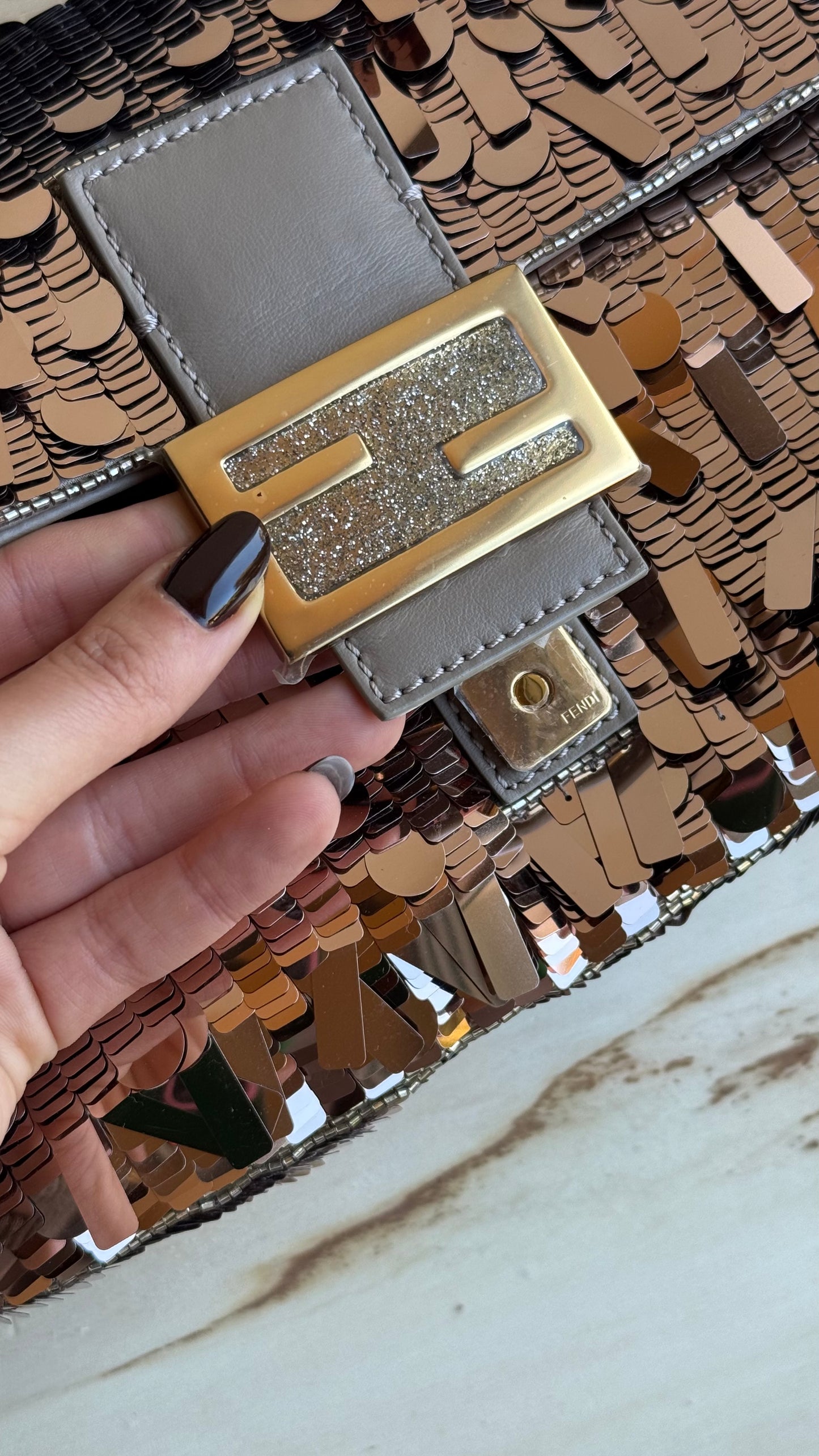 Fendi Baguette Pailettes Sex&city
