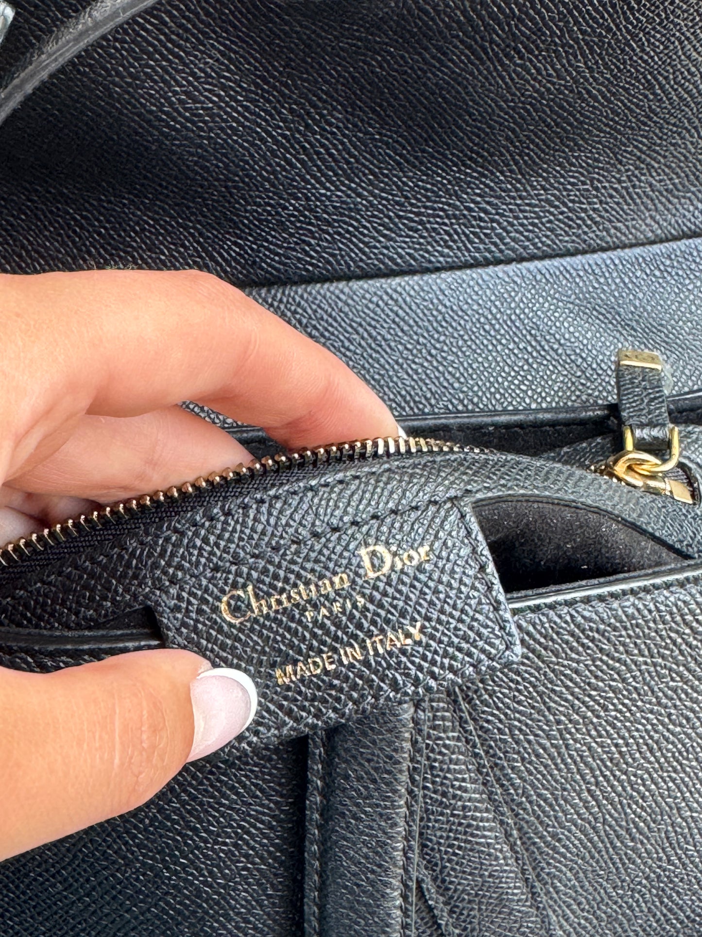 Saddle Dior Classica nera