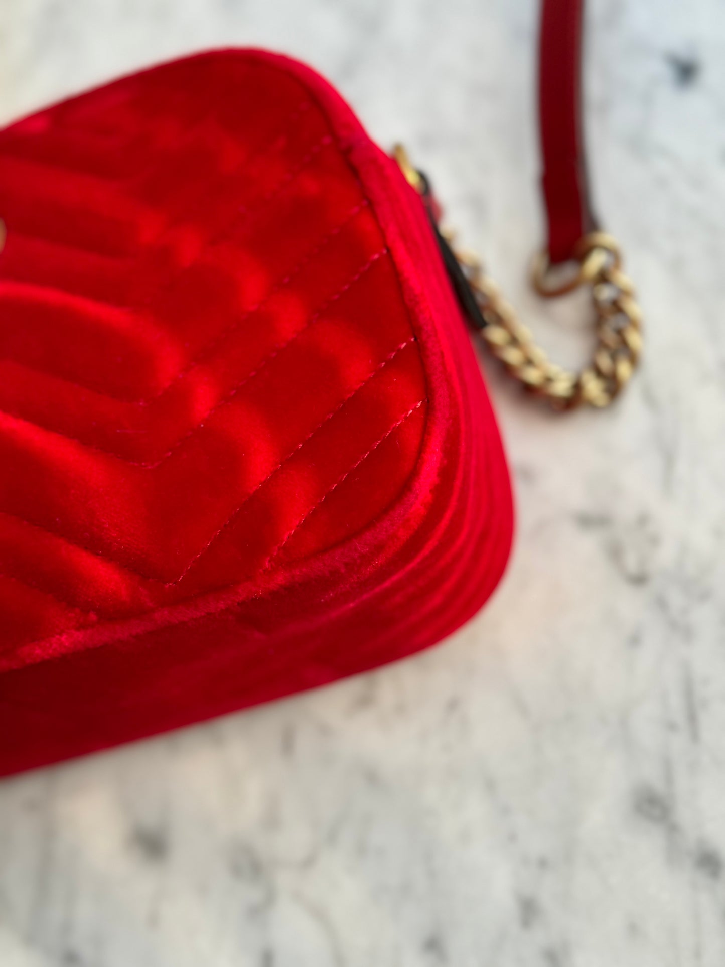 Gucci velvet Marmont