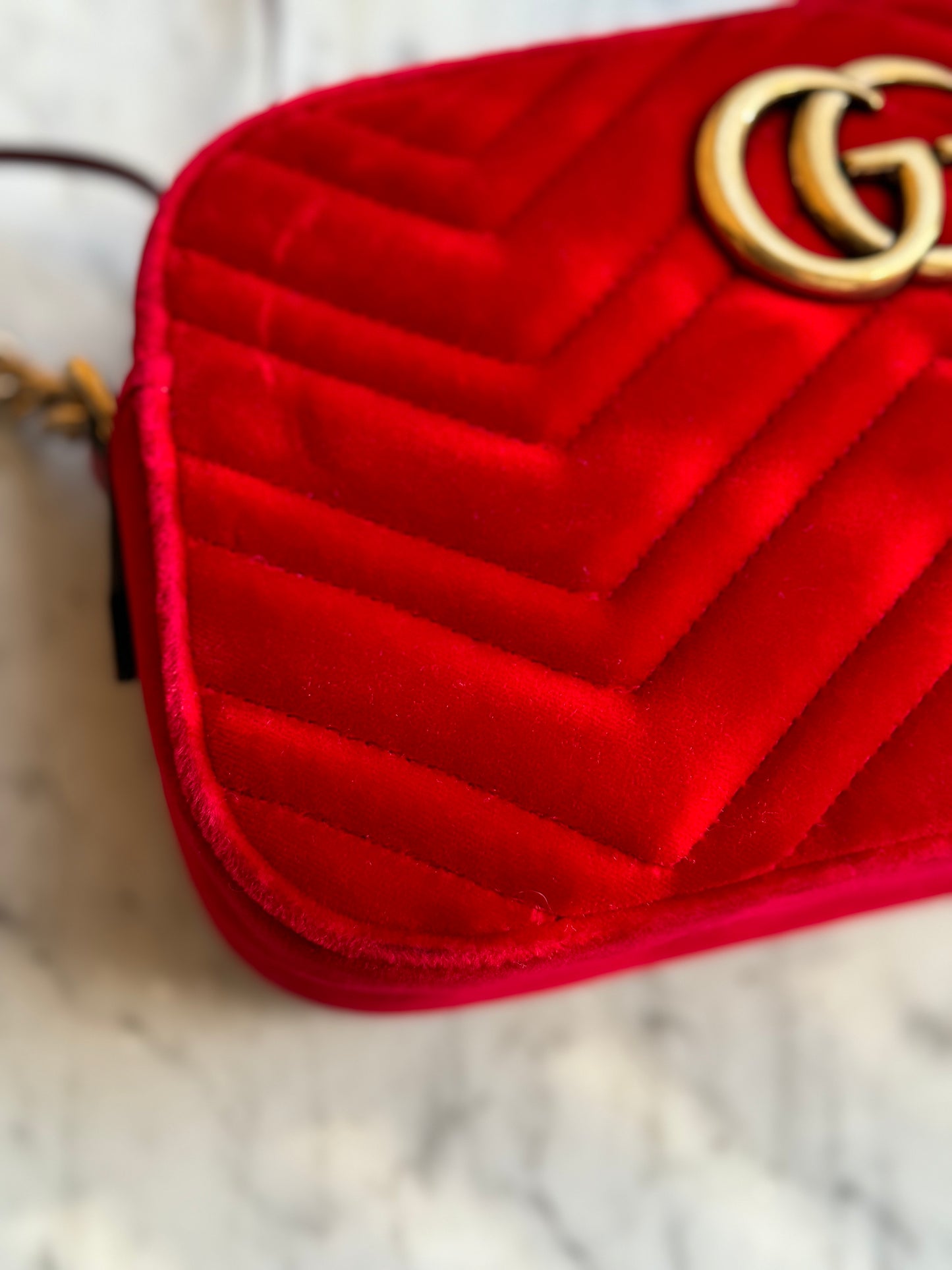 Gucci velvet Marmont