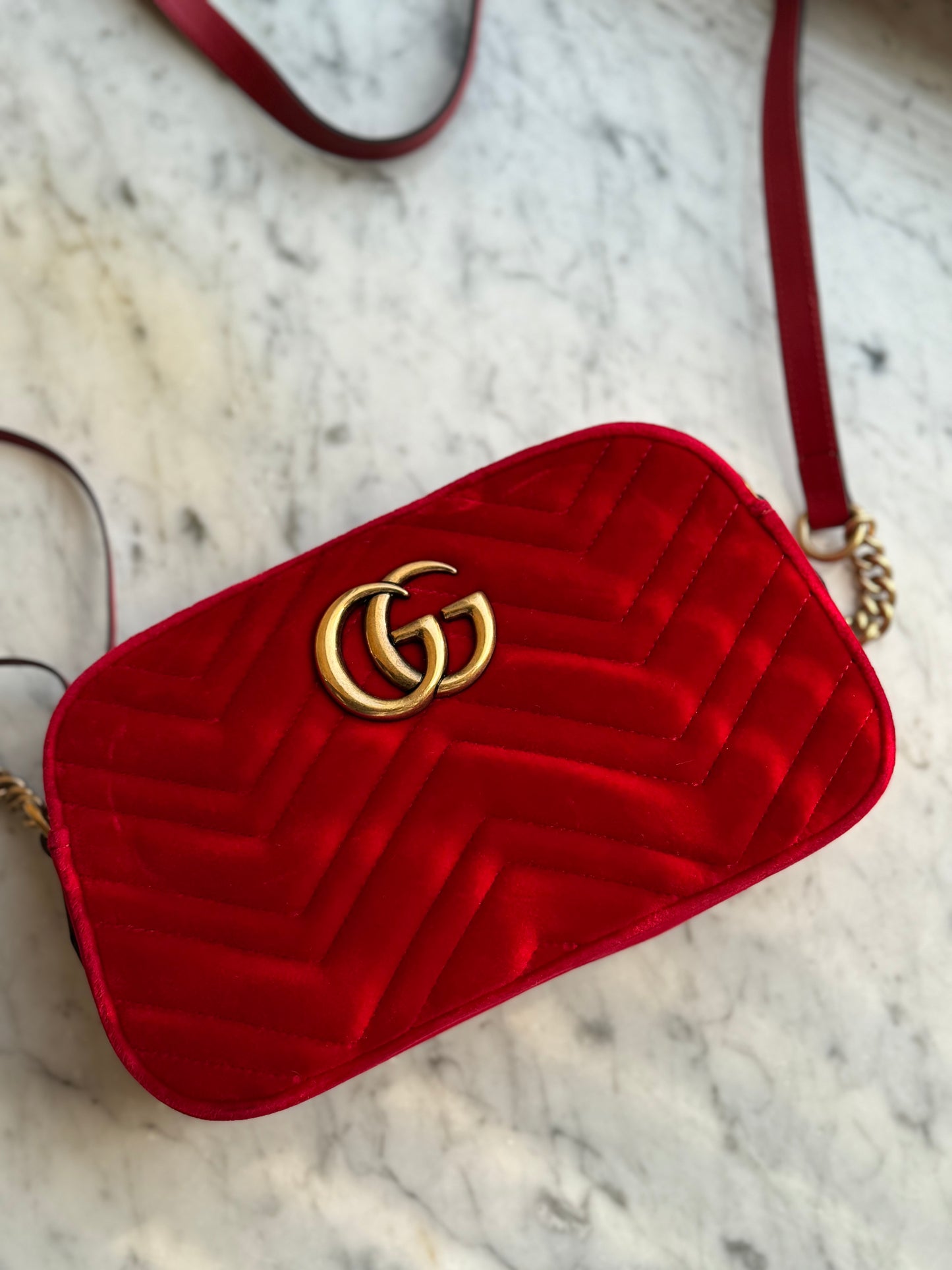 Gucci velvet Marmont