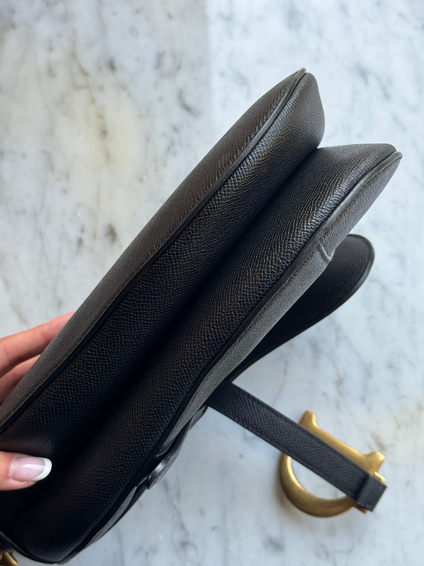 Saddle Dior Classica nera